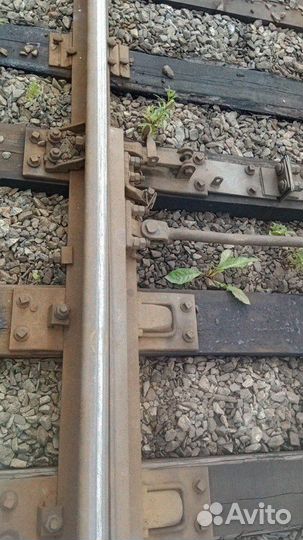 Стрелочный перевод 1/9 на деревянных шпалах