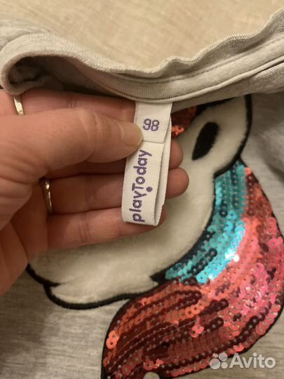 Платье утепленное 98