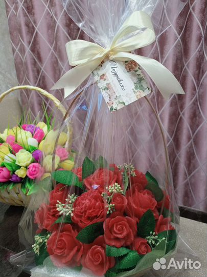 Букет из мыла. Подарки к 8 марта. Ручная работа