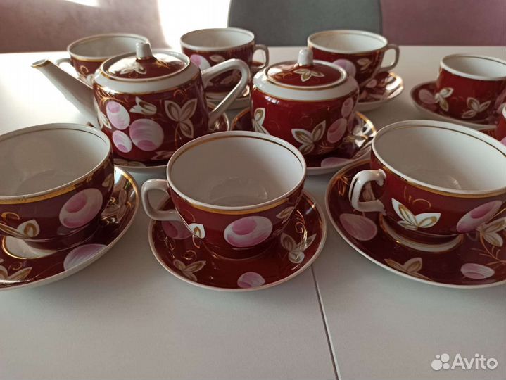 Чайный сервиз вербилки СССР