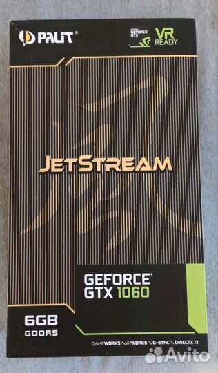 Видеокарта Palit Jetstream 1060 6gb