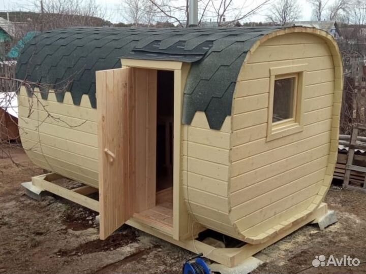 Бани-бочки под ключ