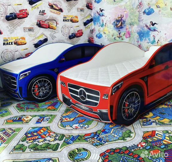 Кровать машина (доп. ящик)