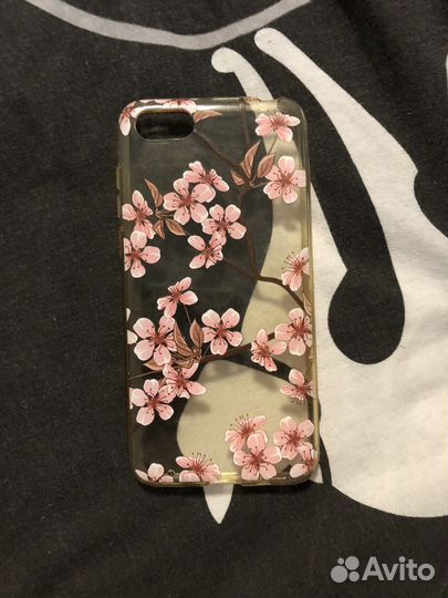 Чехол на Honor 7 A (сакура прозрачный)