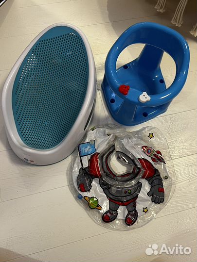 Горка для купания, стульчик для купания, круг