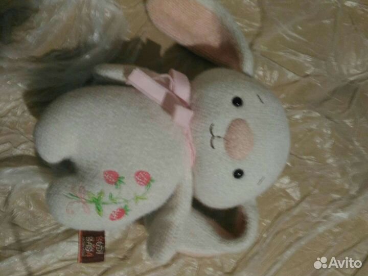Мягкая игрушка заяц