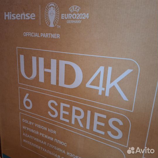 Телевизор Hisense 55a6k, новый 4к SMART 55 дюймов