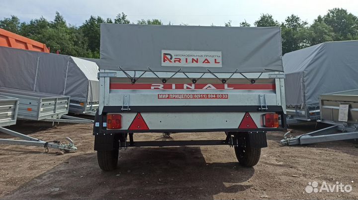 Прицеп 2.5х1.25 тент 0.35 м rinal 253