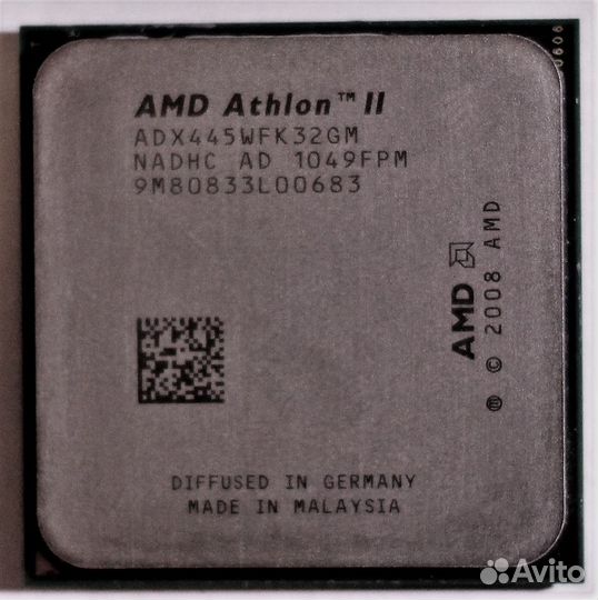 AMD Athlon II X3 445 (3100MHz, AM3, L2 1536Kb)