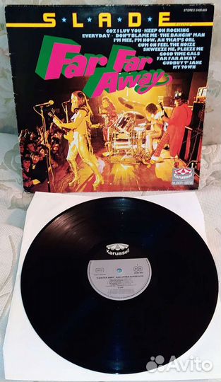 Slade Far Far Away 1975 Germany LP Оригинал