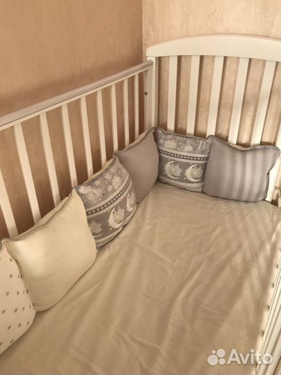 Кроватка детская Гандылян Дени ящик колесики