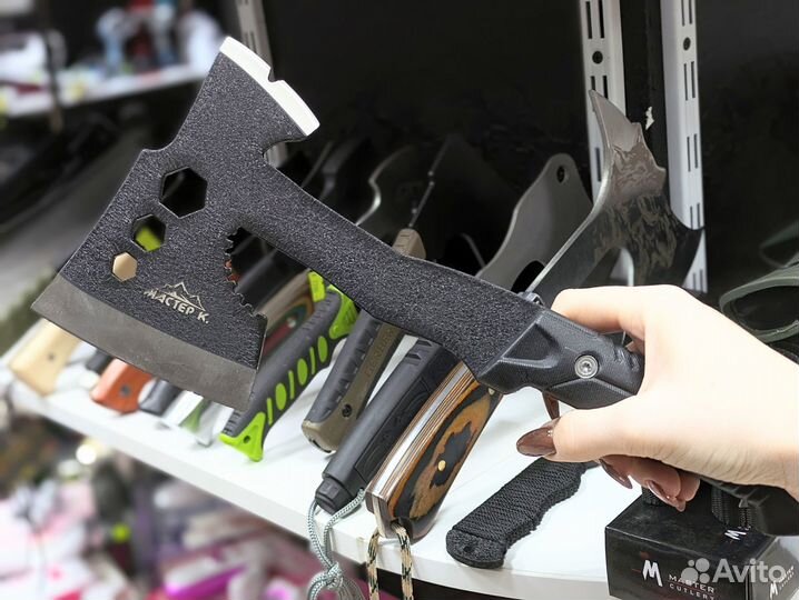 Топор туристический 4в1 31см универсальный