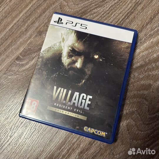 Диск Resident evil village gold edition ps5