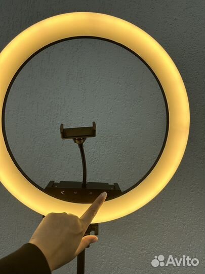 Лампа кольцевая, диаметр 18 дюймов/ 45 см