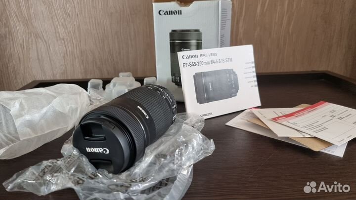 Объектив Canon EF-S 55-250mm f/4-5.6 IS STM