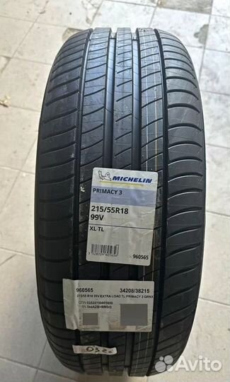 Michelin Primacy 3 215/55 R18 99V