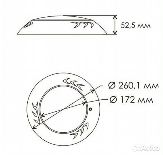 Белый светодиодный прожектор Emaux LED003 252LED