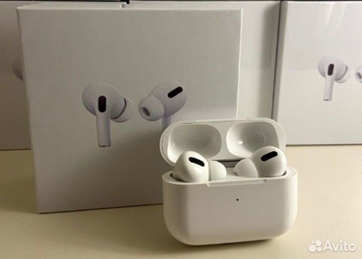 Беспроводные наушники AirPods PRO + чехол в подаро