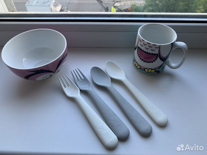 Набор столовой посуды и приборы IKEA