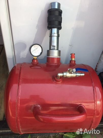 Ресивер (бустер) для взрывной накачки шин