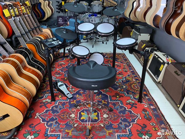 Электронная ударная установка со стулом