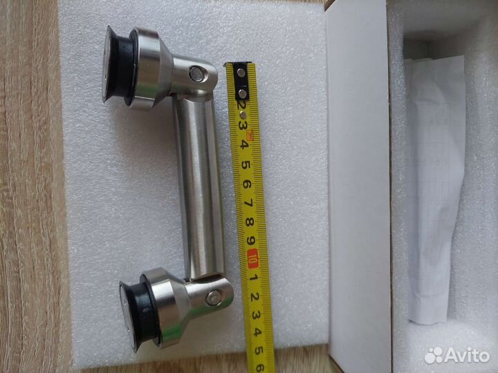 Крепление стекло-стекло, штанга 103 мм