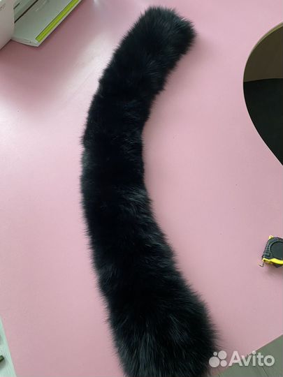 Меховой воротник-опушка натуральный на капюшон