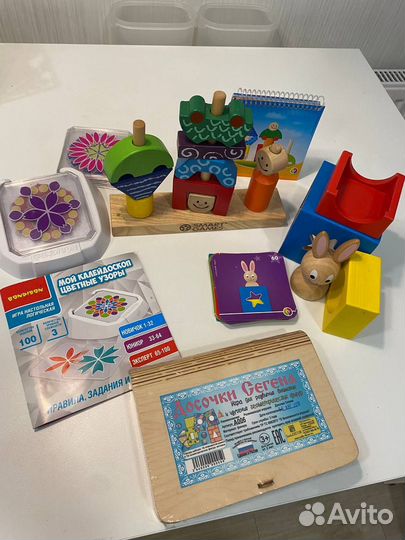 Развивающие игрушки bondibon по паевской на 2-4г
