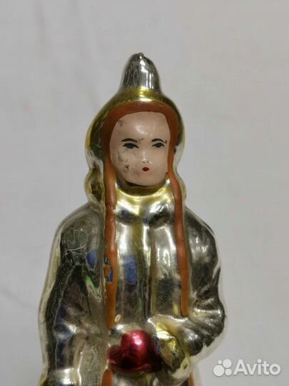 Ёлочная игрушка Снегурочка на прищепке (Ч)