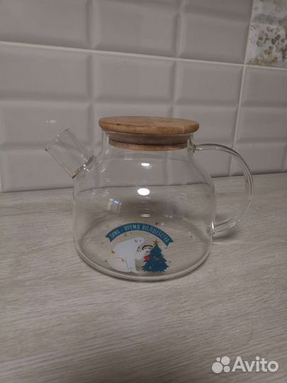 Заварник стеклянный