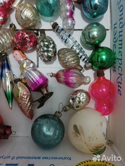 Елочные игрушки СССР в реставрацию