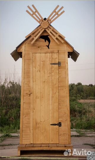 Дачный туалет с установкой