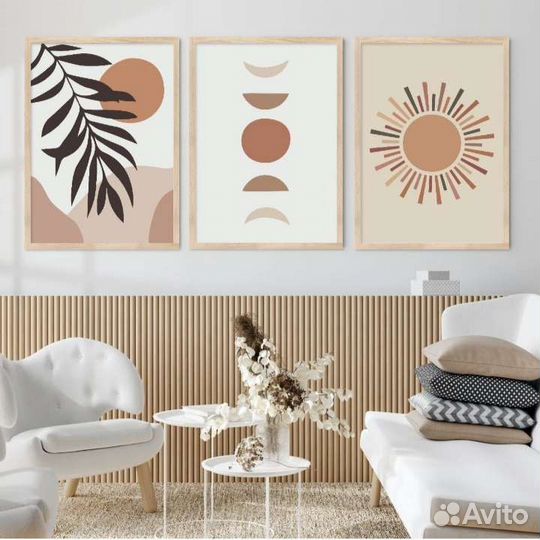 Постеры интерьерные бохо