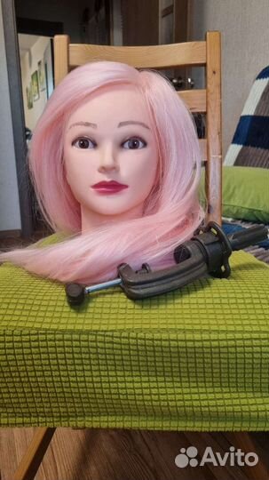 Манекен для причёсок, плетения кос