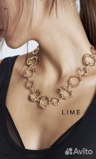 Ожерелье lime (новое)