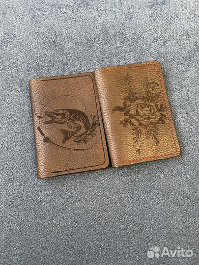 Обложка на паспорт из натуральной кожи