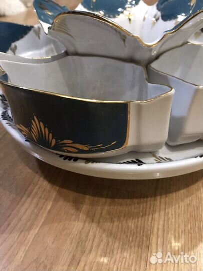 Салатник менажница фарфор