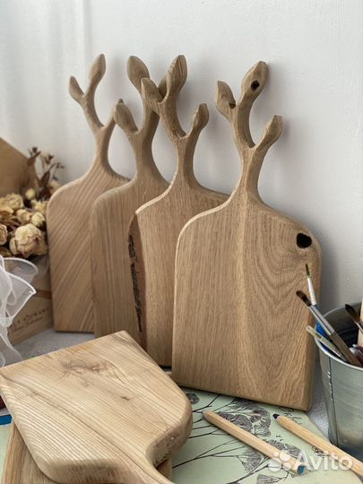 Доски деревянные для творчества росписи выжигания