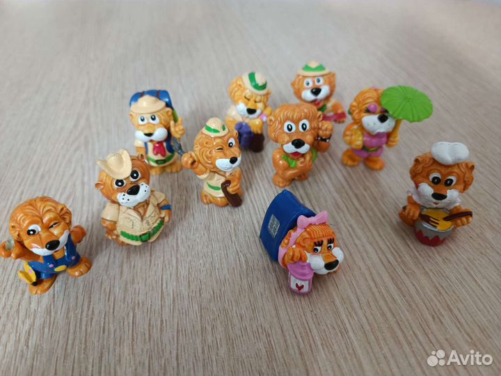 Игрушки из киндера 90х/ Львы