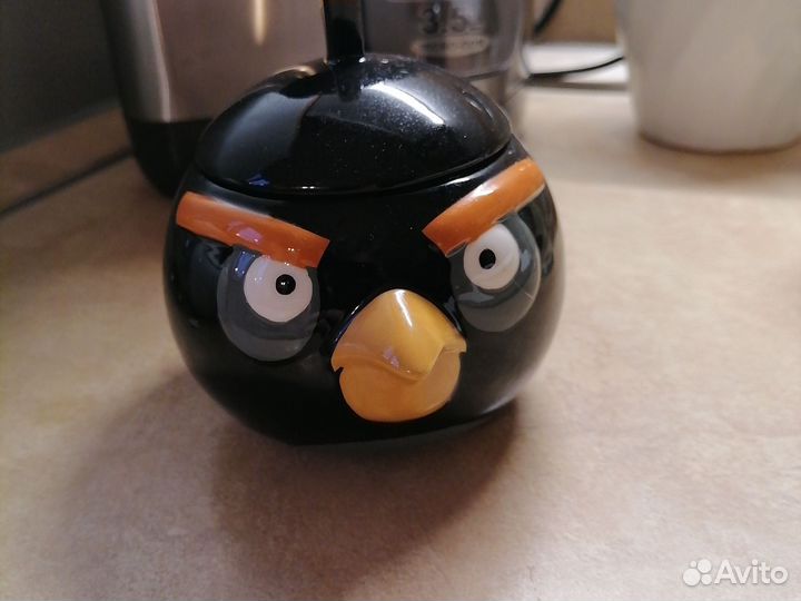 Кружка Angry Birds с крышкой, 285 мл