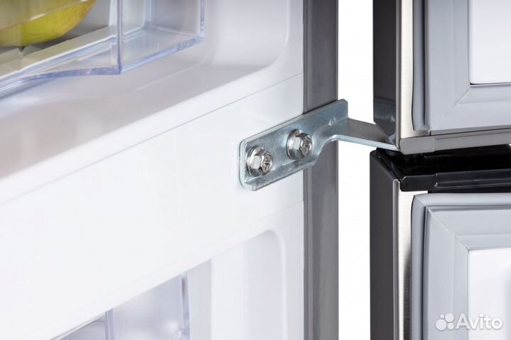 Холодильник Nordfrost NRB 162NF X 2-хкамерн. нержавеющая сталь