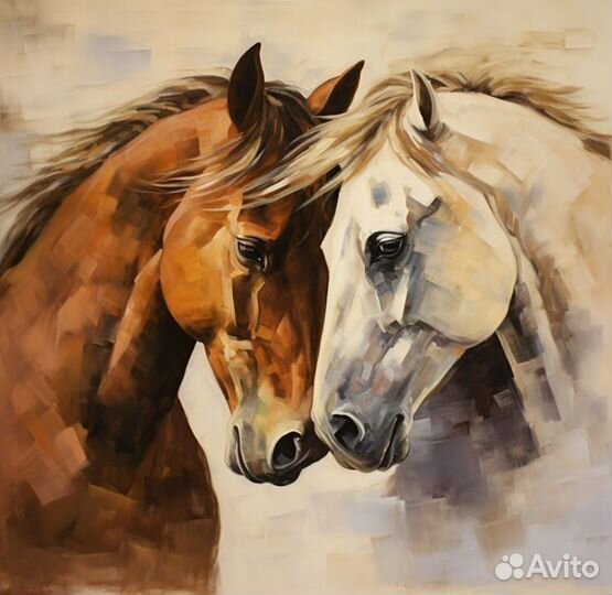 Картина маслом на холсте большая