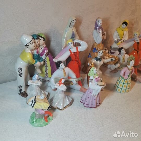 Фарфоровые статуэтки СССР лфз дулево