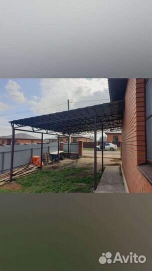 Навесы. Металоконструкции. Заборы, варота, навесы