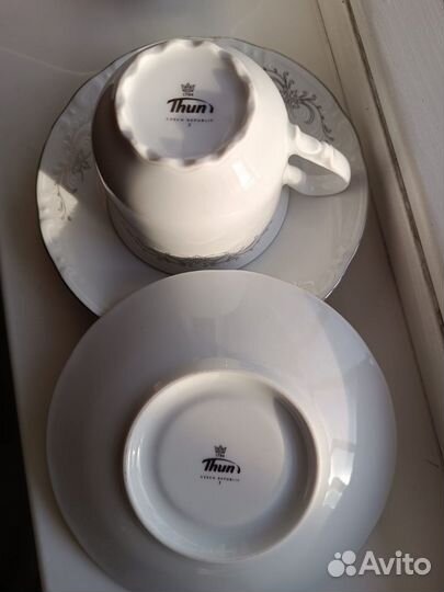 Чайная пара 2шт, салатник, блюдо Constance Чехия