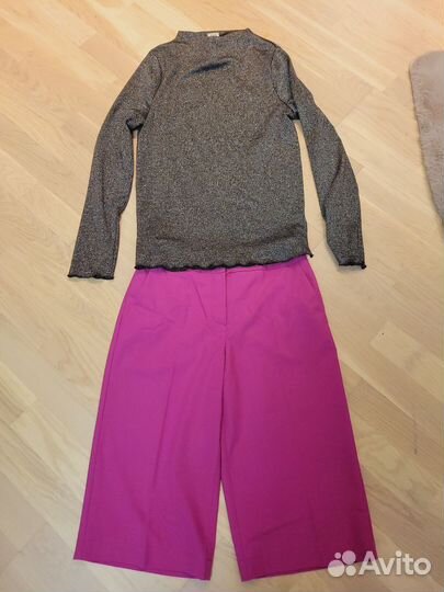 Бермуды, юбка лен