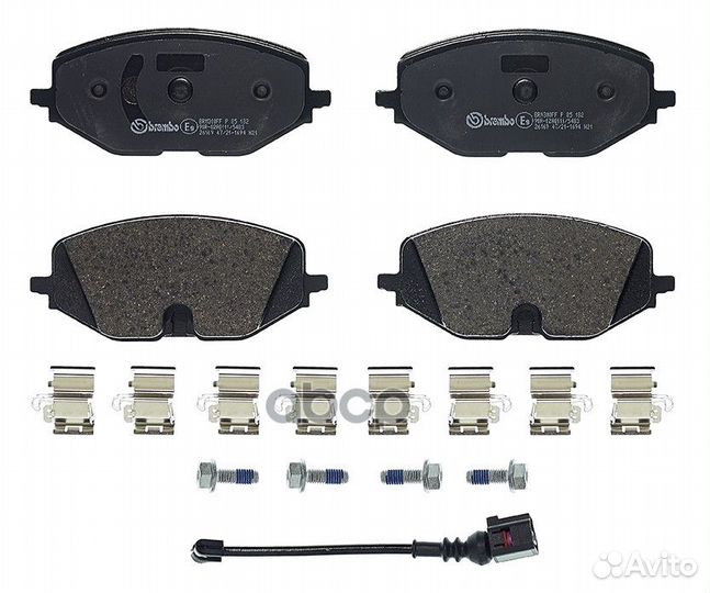 Колодки тормозные передние 5WA698151 P85182 Brembo