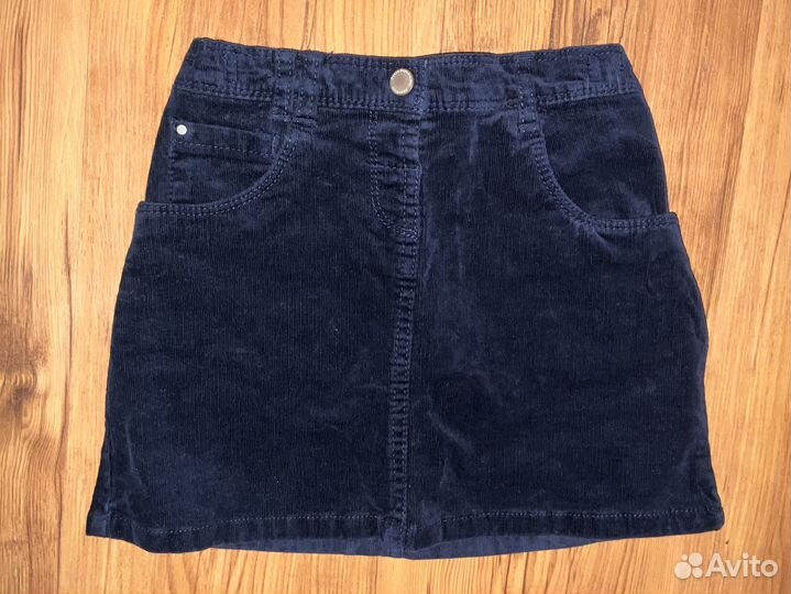 Вельветовая юбка next 116