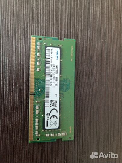 Оперативная память DDR4 8Gb (sodimm) для ноутбука