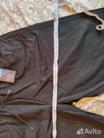 Штаны большого размера на шнурке